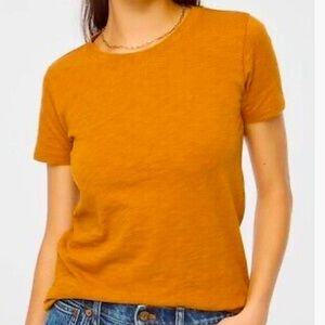 J. Crew Girlfriend Slub Knit Tee, size Large